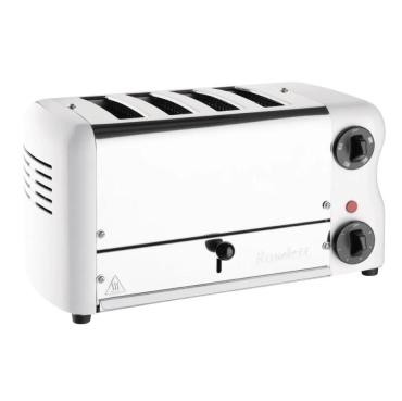 RET52241 - Rowlett Esprit 4 Slot Toaster White w/ Elements & Sandwich Cage - CH182