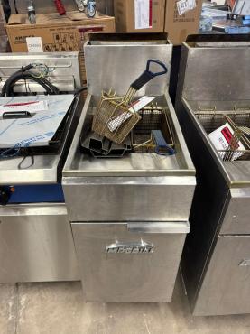 RET52292 - Imperial CIFS-40/N 22 Ltr Natural Gas Freestanding Single Tank Fryer (2 x Baskets)