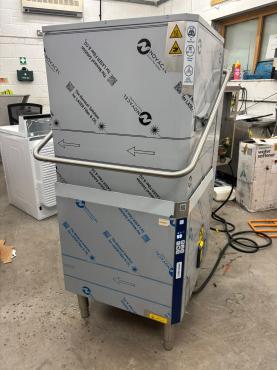 RET52746 - Cater-Wash CK2555AA DLUX Commercial Passthrough Dishwasher - 80 Racks/Hour - Drain Pump
