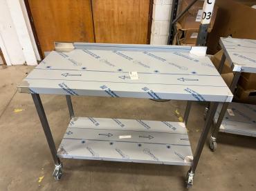 RET53083 - CATER-FABS STAINLESS STEEL WALL TABLE x2