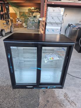 RET53160 - Cater-Cool CK4502LED High Performance Double Sliding Door Bottle Cooler With LED Lighting. 900mm