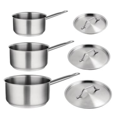 Vogue S128 Saucepan Set (Pack of 3)