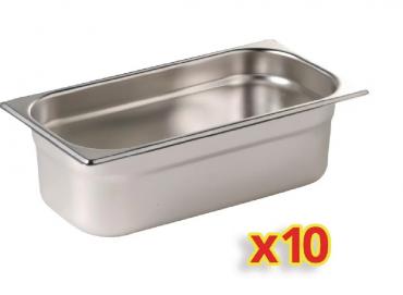 Vogue Gastronorm container kit 10 x 1/4 S410