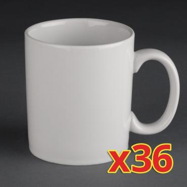 Athena Hotelware Mugs 10oz- Bulk Buy Pack of 36- S543
