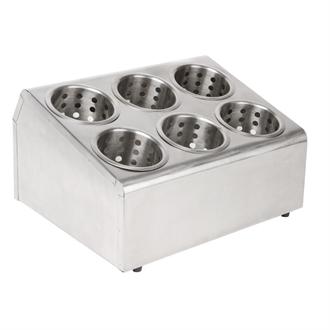 Olympia Cutlery Basket Holder 6 Hole - S558