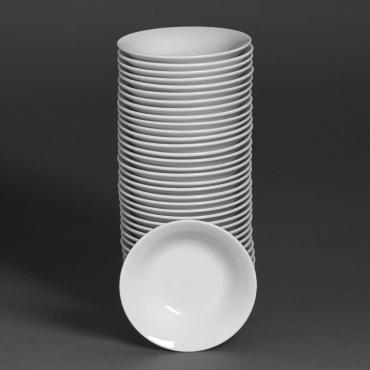 Athena Hotelware wide rimmed plates 280mm Bulk buy pack of 36 S609