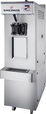 Blue Ice Spaceman S68C Commercial Free Standing, Pump Fed, Pasteurised Ice Cream Machine - 450 Servings Per Hours