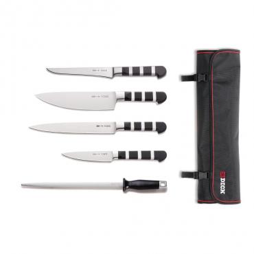 S901 Dick 1905 5 piece fully forged knife set with wallet.