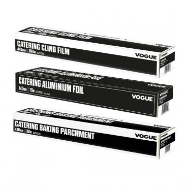 Vogue SA320 Professional Catering Pack- Film Foil & Parchment (x3)