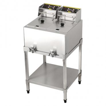 Buffalo SA337 Double tank 3kW freestanding fryer 2x8Ltr