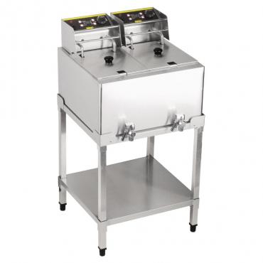 Buffalo SA338 double tank 6kW freestanding fryer 2x8Ltr