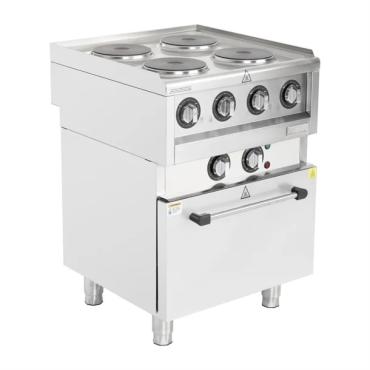 Buffalo SA808 600 Series 4 Plate Electric Convection Oven Range