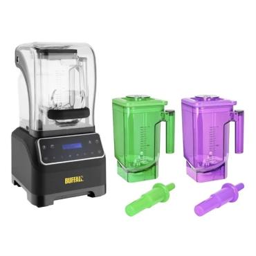Buffalo SA856 Digital Silent Bar Blender 1.8Ltr with 2x Jugs Bundle