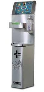 Sirman SANITOTEM4 4-Feature Stainless Steel Sanitation Station