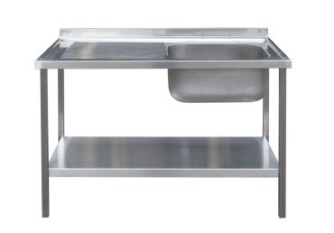 Die-Pat Sink Unit - 1000 x 600 Single Bowl, Single LH Drainer - SA/SB10-60-44-SDLH