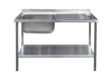 Die-Pat Sink Unit - 1000 x 600 Single Bowl, Single RH Drainer - SA/SB10-60-44-SDRH