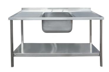 Die-Pat Sink Unit - 1500 x 600 Single Bowl, Double Drainer - SA/SB15-60-54-DD