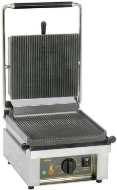 Roller Grill SAVOYE R Single Cast Iron Ribbed Top/Base Contact Grill