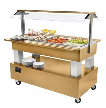 Roller Grill SB 40 F Refrigerated Central Salad/Buffet Bar