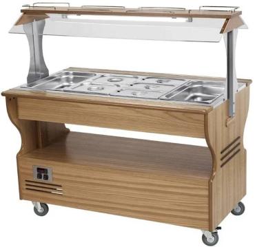 Roller Grill SB 40 M Refrigerated and Heated Buffet/Salad Display Bar