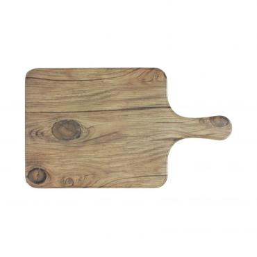Thunder Group SB608S Melamine Serving Board With Handle (Faux Wood - Sequoia)