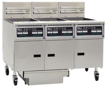 Pitco Solstice SEH50/FD-FFF 3 Vat Electric Fry Suite With Filtration & Digital Controls