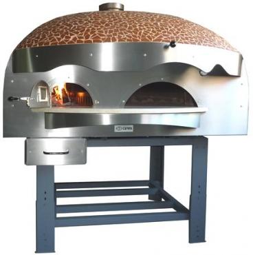 AS Term D120VK Traditional Wood Fired Static Base Pizza Ovens Mosaic 9 x 12