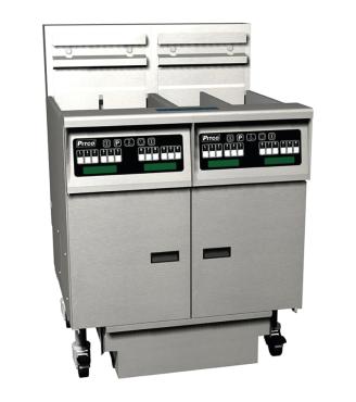 Pitco SGH50/FD-FFF 3 Vat Gas Fryer With Filtration & Digital Controls