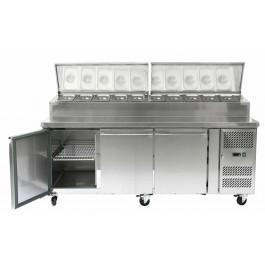 Artikcold SH3000/700 3 Door Refrigerated Pizza Prep Counter