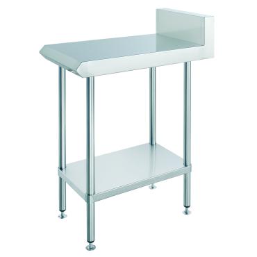 Simply Stainless 812mm Deep Wall Table with Bull Nose (Suite with Blue Seal Evolution)