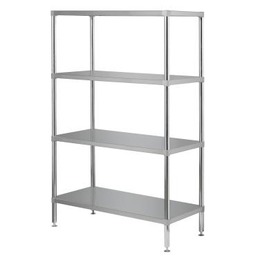 Simply Stainless 510mm Deep 4 Tier Shelving Rack