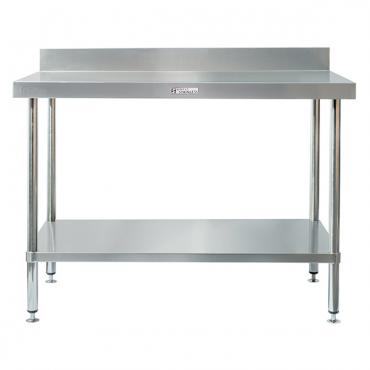 SS02 - Simply Stainless Wall Bench With 1 Undershelf