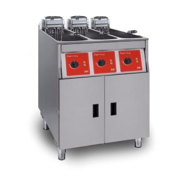 FriFri Super Easy 633 Triple Tank Fryer With Filtration