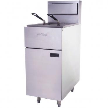 Anets Single Tank, Twin Basket Gas Fryer - SLG40 