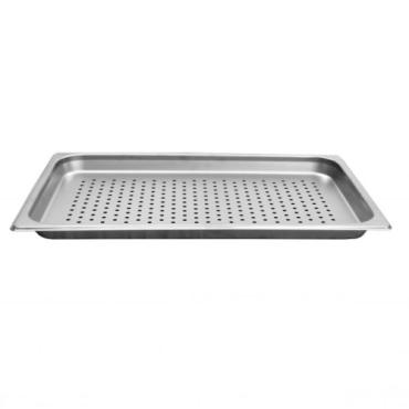 SLPA8000PF - Perforated Stainless Steel Gastronorm Pan GN 1/1 20mm Deep