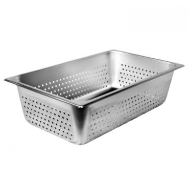 SLPA8006PF - Perforated Stainless Steel Gastronorm Pan GN 1/1 150mm Deep