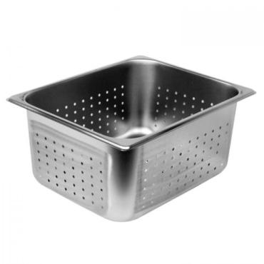SLPA8126PF - Perforated Stainless Steel Gastronorm Pan GN 1/2 150mm Deep