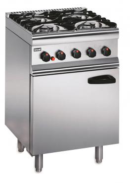 Lincat Silverlink 600 SLR6C 4 Burner Gas Oven With Castors At Rear