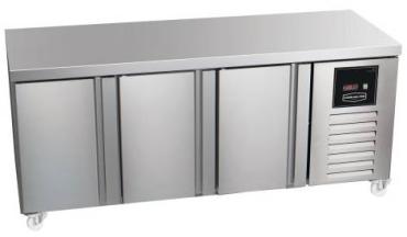 Sterling Pro Green SNI-7-180-30-NS 3 Door Counter Freezer Plain Top, 452 Litres