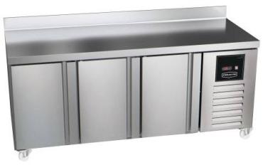 Sterling Pro Green SNI-7-180-30-SB 3 Door Counter Freezer with 100mm Splashback, 452 Litres