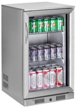 Sterling Pro Green SP1HC-STS Single Door Stainless Steel Bottle Cooler, 106 x 330ml Bottles