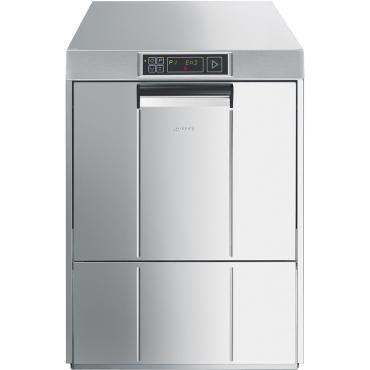 Smeg Professional Topline 500mm Twin Basket Undercounter Commercial Dishwasher with Drain Pump & Softener  SPD512SUK