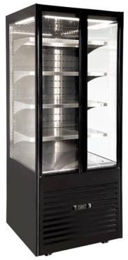 Roller Grill SSH800 Self Serve Heated Display Cabinet Black