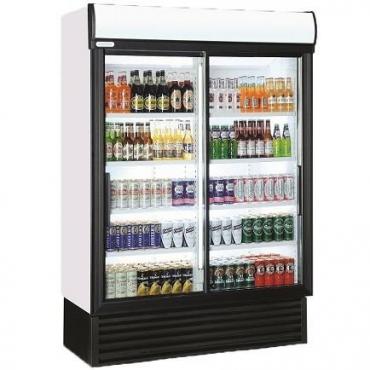 Staycold SD1360 Sliding Double Door Display Fridge 1075Ltr