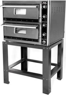 Super Pizza PO10268DE Twin Deck Electric Pizza Oven - 12 x 13