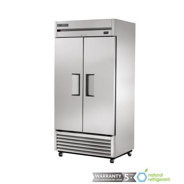 True T-35-HC-LD Slimline Double Door Upright Refrigerator 