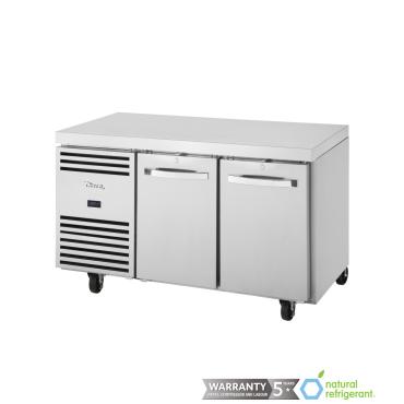 True TCF1/2-CL-SS-DL-DR Double Door 1/1 GN Counter Freezer 