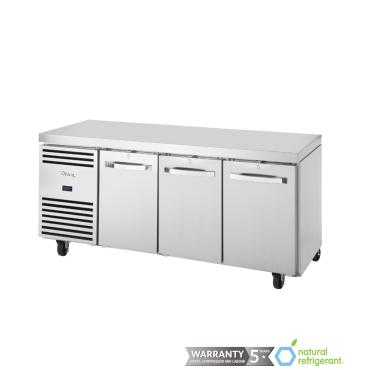 True TCF1/3-CL-SS-DL-DR-DR 3 Door 1/1 GN Counter Freezer 