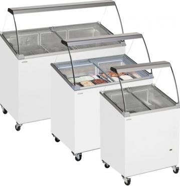 Tefcold SCE+Canopy Ice Cream Display