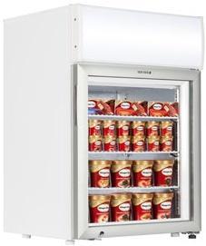 Tefcold UF100GCP-P 116 Litre (113 Nett Useable litres) Undercounter Display Freezer With Canopy